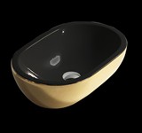 Black and gold satin exterior