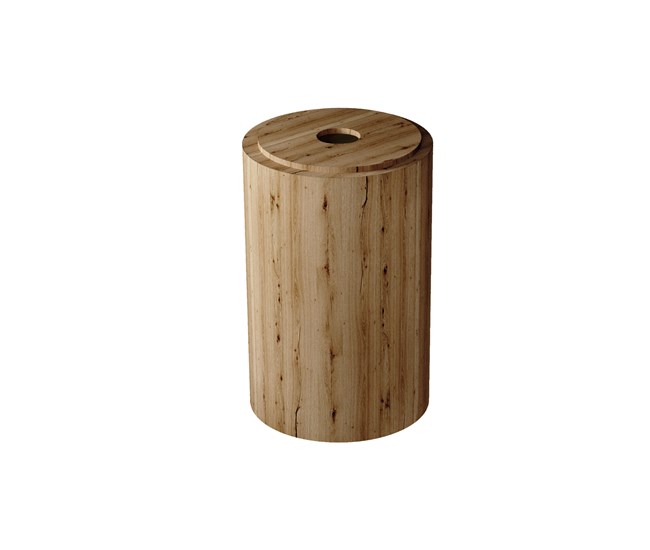 Oak wood storage cabinet