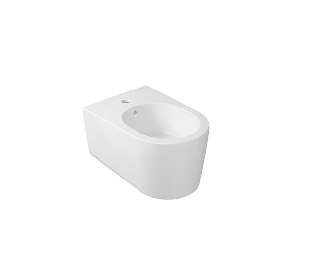 Wall-hung bidet one hole 54x36 cm