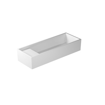 Countertop or wall-hung washbasin cm 100x37