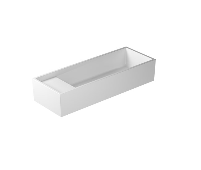 Countertop or wall-hung washbasin cm 100x37