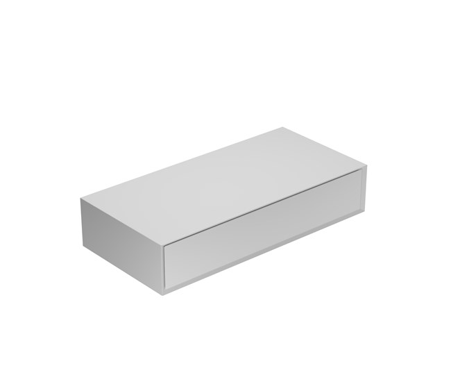 Wall-hung drawer cm 100x48xh20, that can be placed laterally