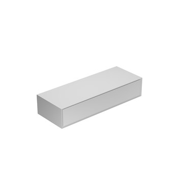 Wall-hung drawer cm 100x37xh20 that can be placed laterally or undercounter