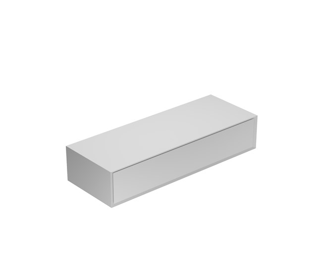 Wall-hung drawer cm 100x37xh20 that can be placed laterally or undercounter