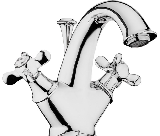 Monobloc washbasin mixer