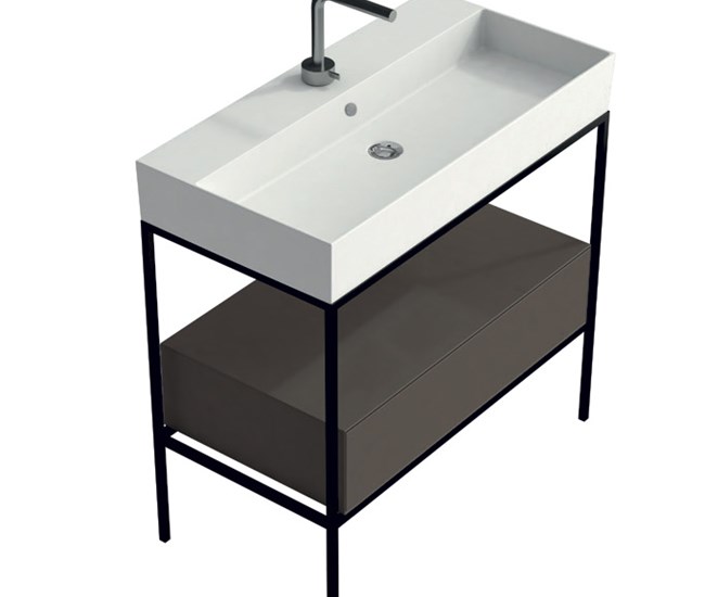Washbasin + structure 90x46
