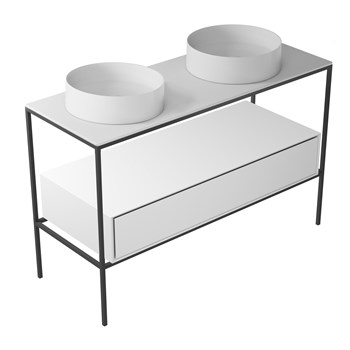 Washbasin + structure 120x46