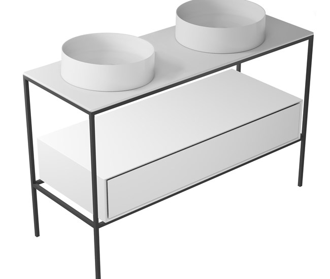 Washbasin + structure 120x46