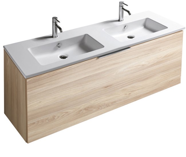 Wall-hung cabinet 139x45 cm