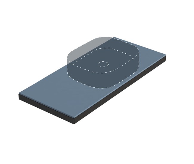 Wall hung structure 101x46