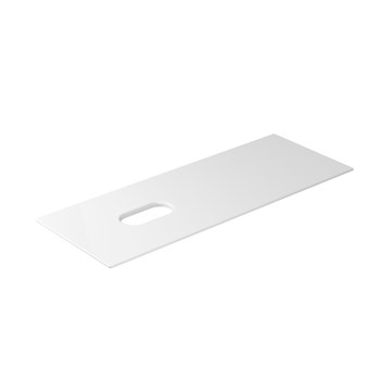 Ceramic shelf with SX-DX hole (reversible) 121x46