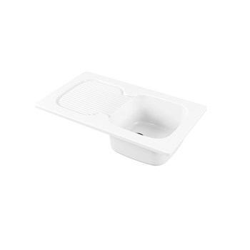 Recessed sink for kitchen Genius 86 cm