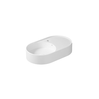 Wall-hung washbasin cm 65x39 with tap hole