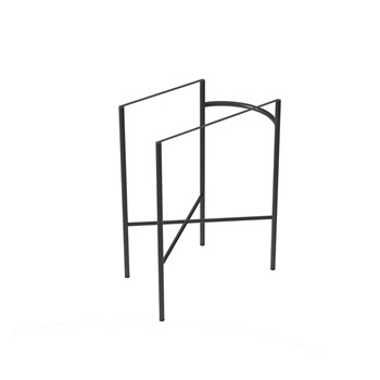 Freestanding structure for T65 washbasin stand with right towel rack