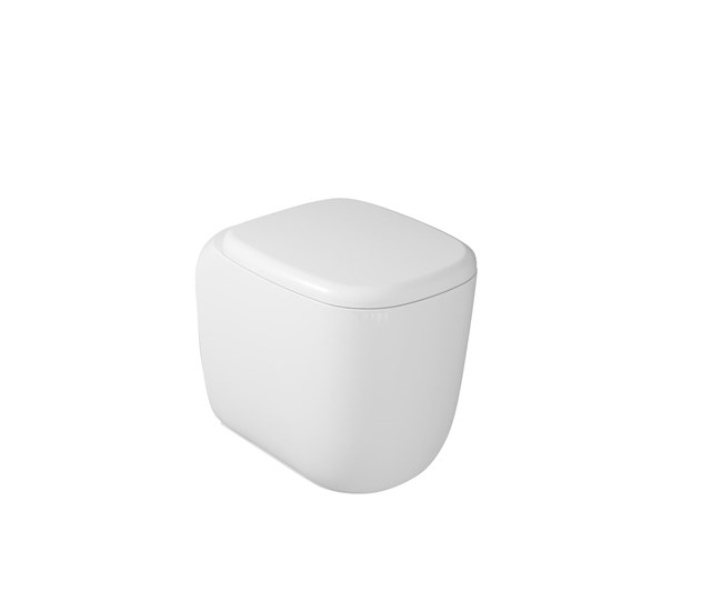 Back to wall RIMLESS flush WC 51x36